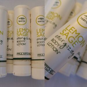 7 PAUL MITCHELL Lemon Sage energizing TEA TREE body lotion TRAVEL SIZE NEW